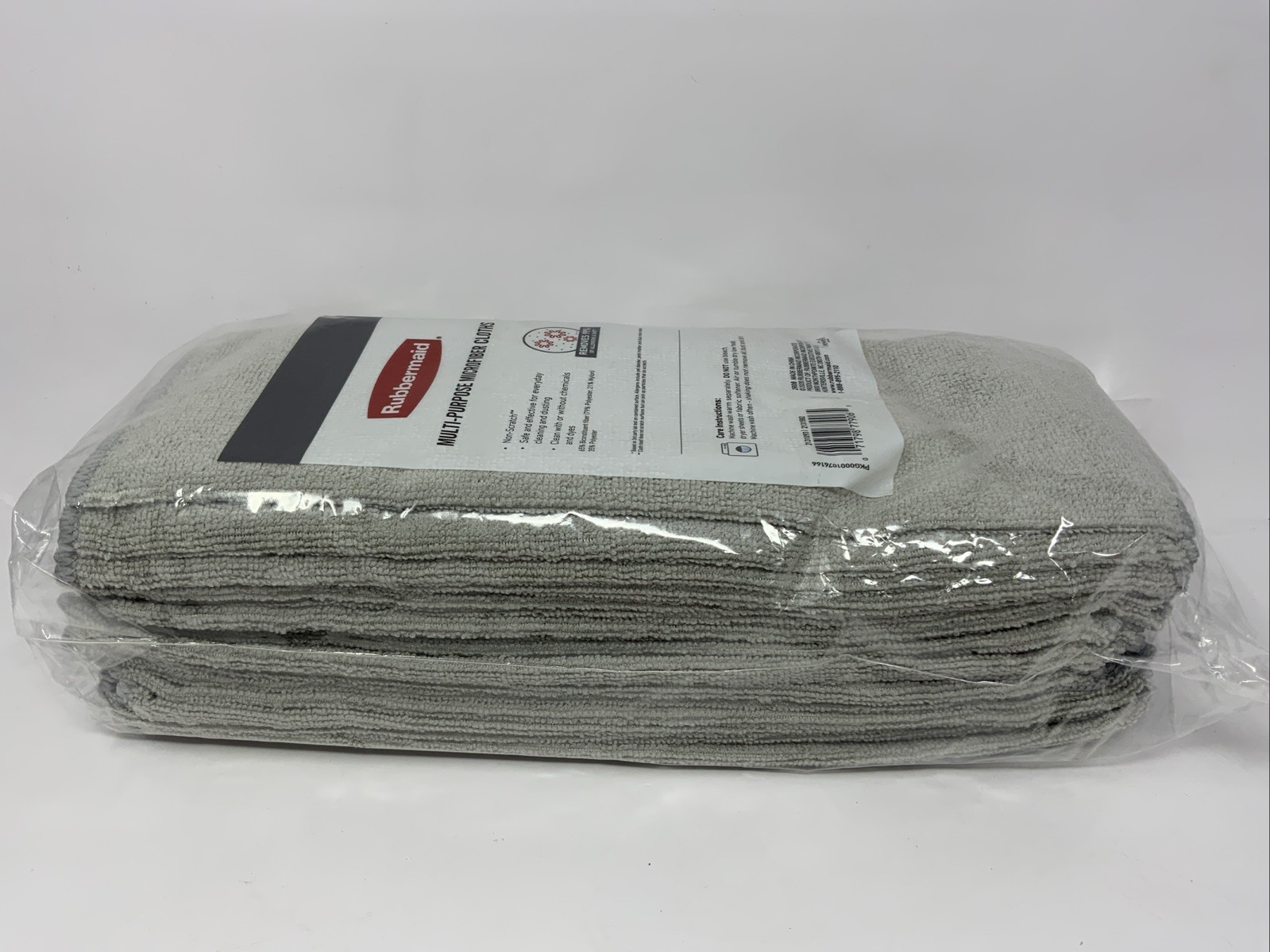Rubbermaid Multi-Purpose Microfiber Cloth Towels 24 Pack 14″x 14″ Non-Scratch
