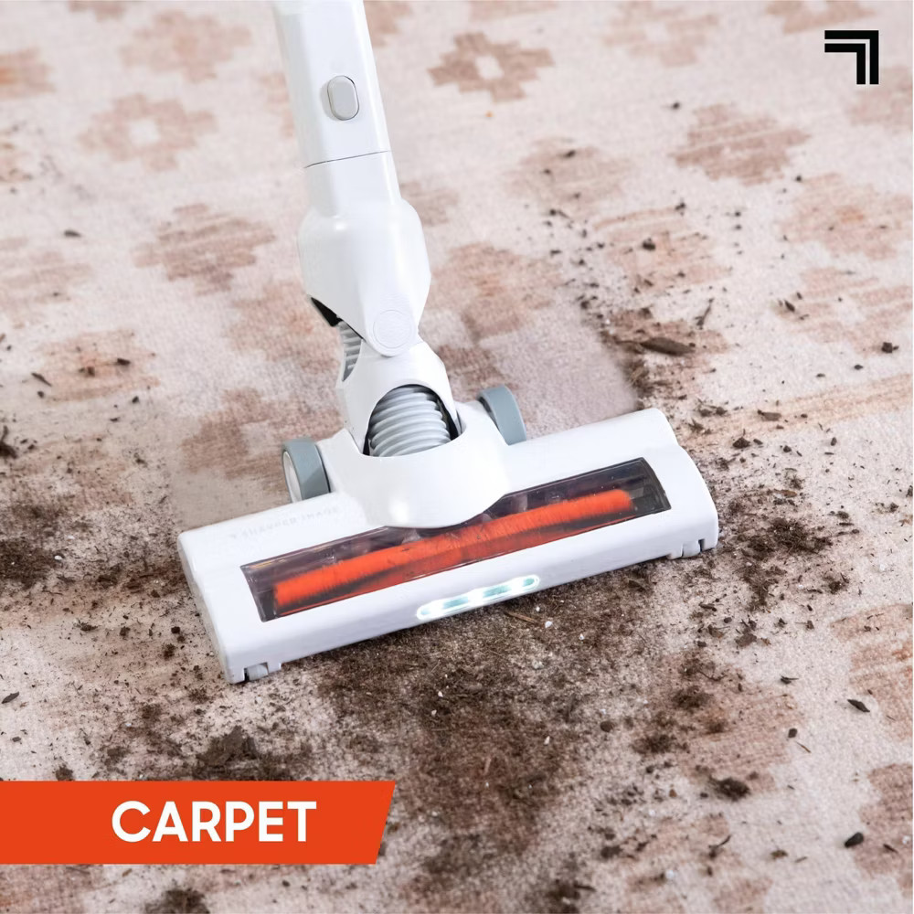 Sharper Image Powerslim Corded Handheld and Stick Vacuum White
