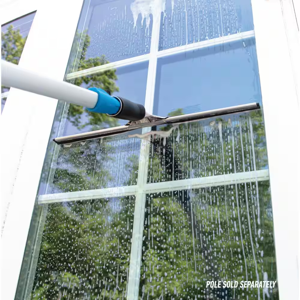 16 In. Performance Grip Squeegee with Bonus Rubber Blade