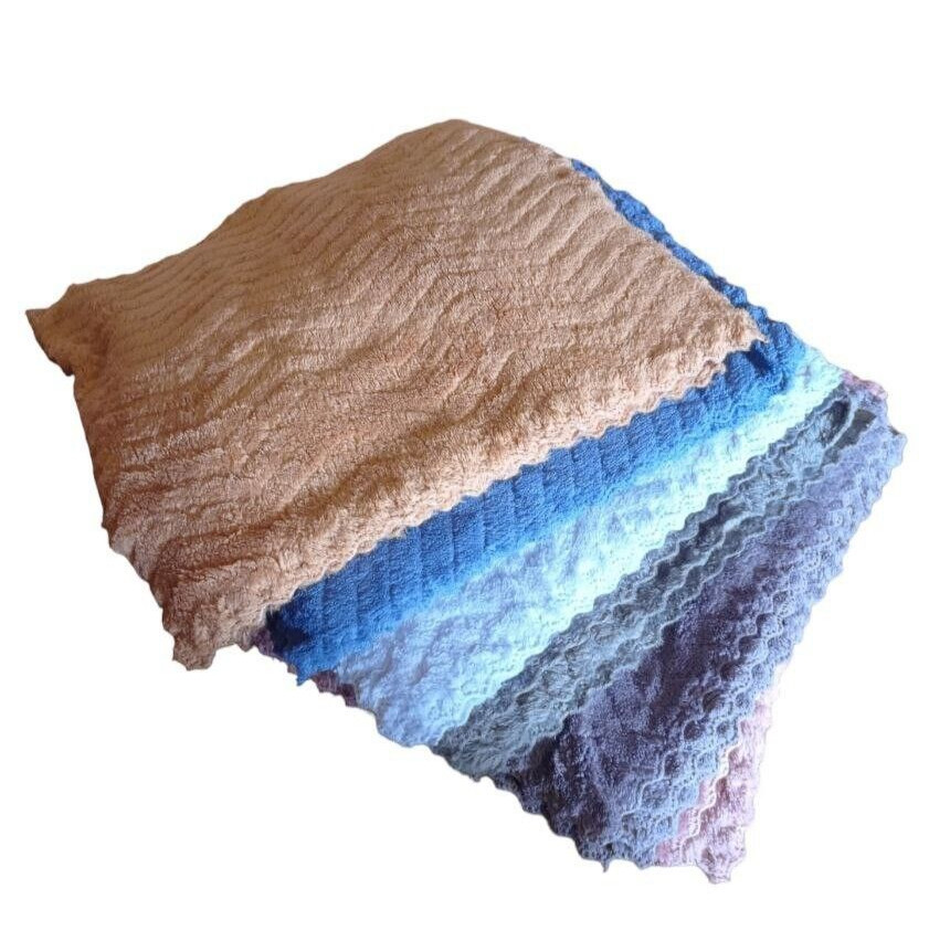 20pcs of 10×10 in microfiber soft absorbent kitchen cleaning towels, rags