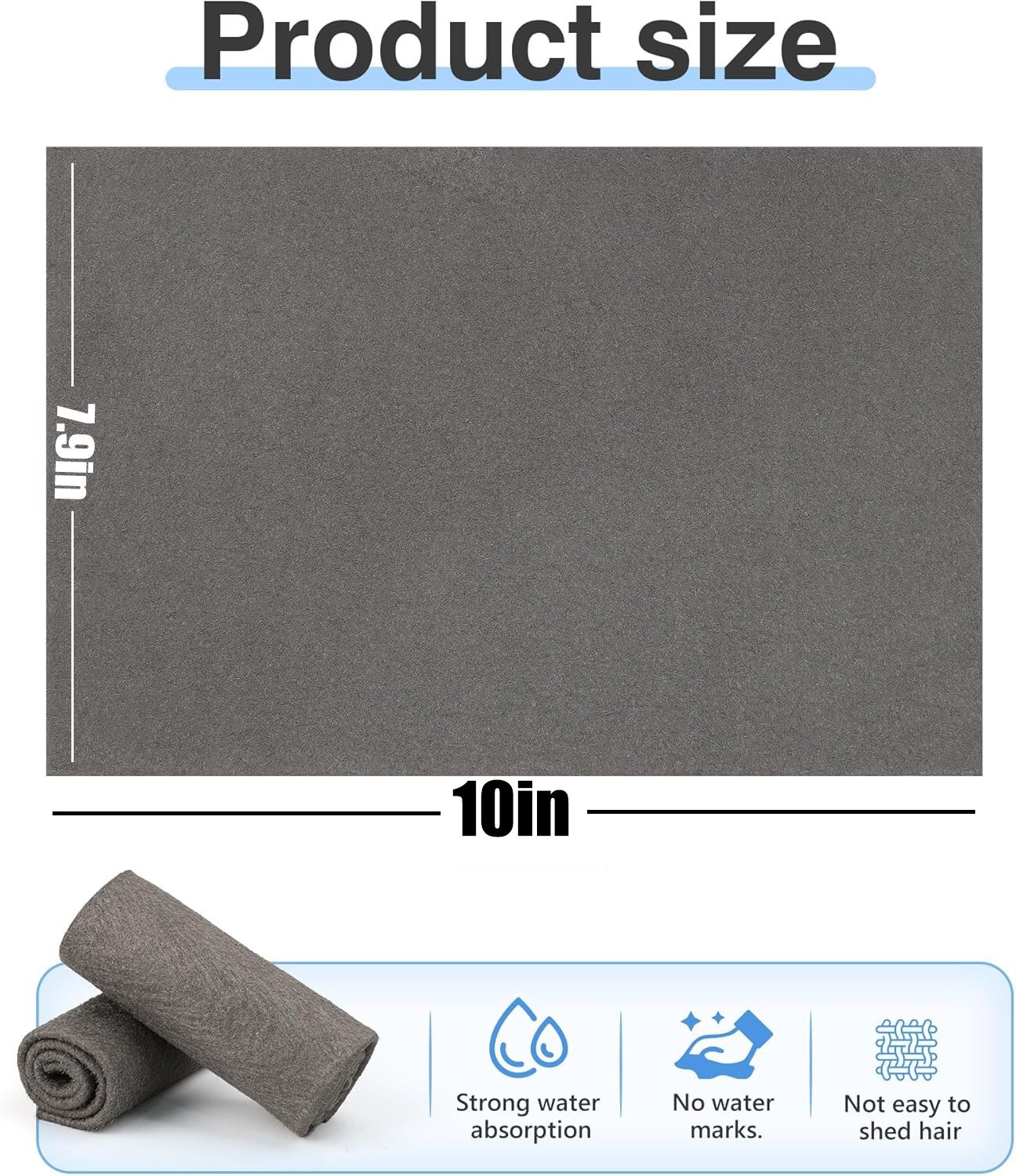5/20x Thickened Magic Cleaning Cloth, Microfiber Cloth Reusable,Lint Free Cloth