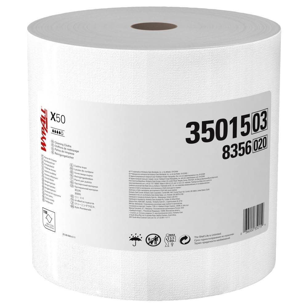 GeneralClean X50 Cloths Cleaning Wipes , Jumbo, Strong Towels for Extended Us…