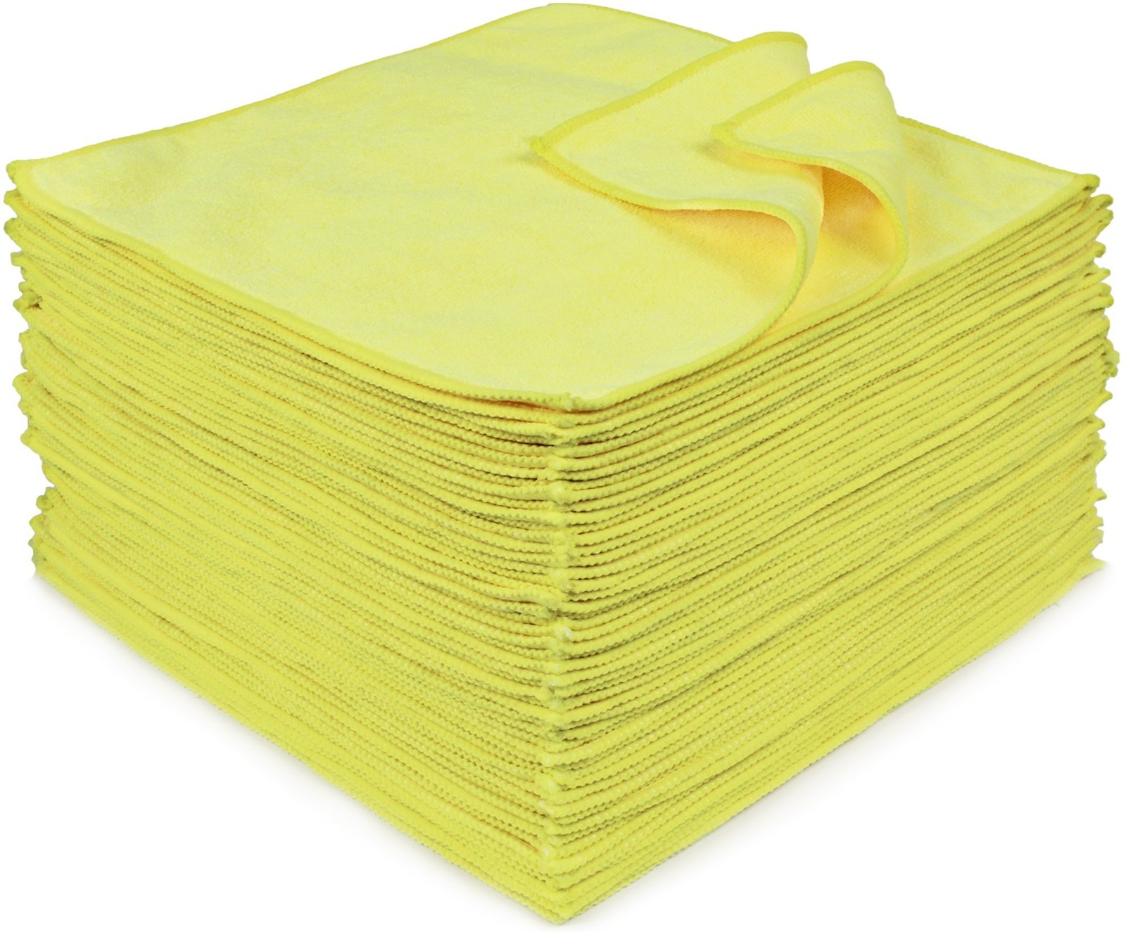 Ultra Absorbent Microfiber Cleaning Towels 300 GSM, Lint-Free, 50-Pack, 12x12in,