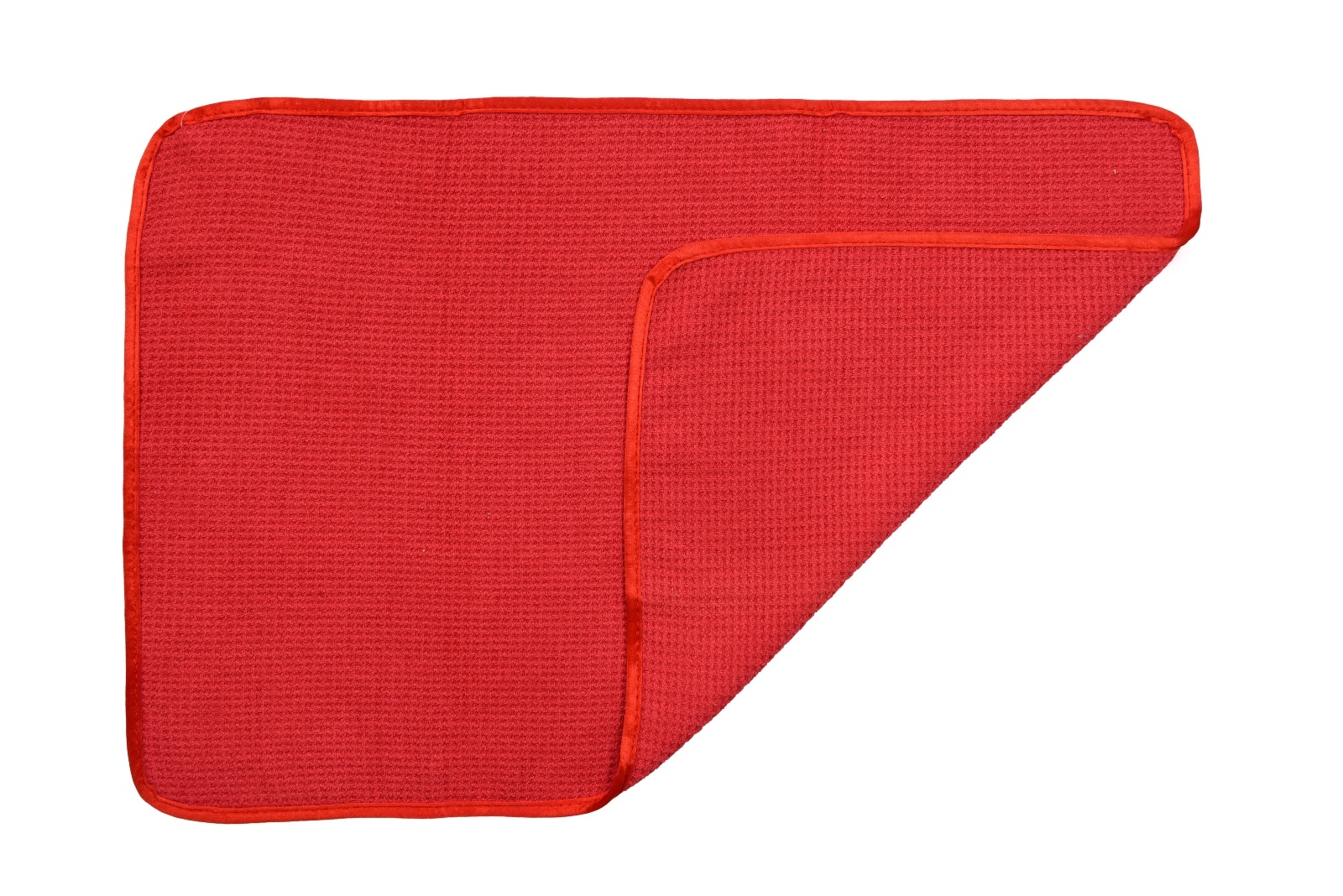 3 Pc Microfiber Waffle Weave Red Glass Window Auto Kitchen Drying Towel 24 x16″
