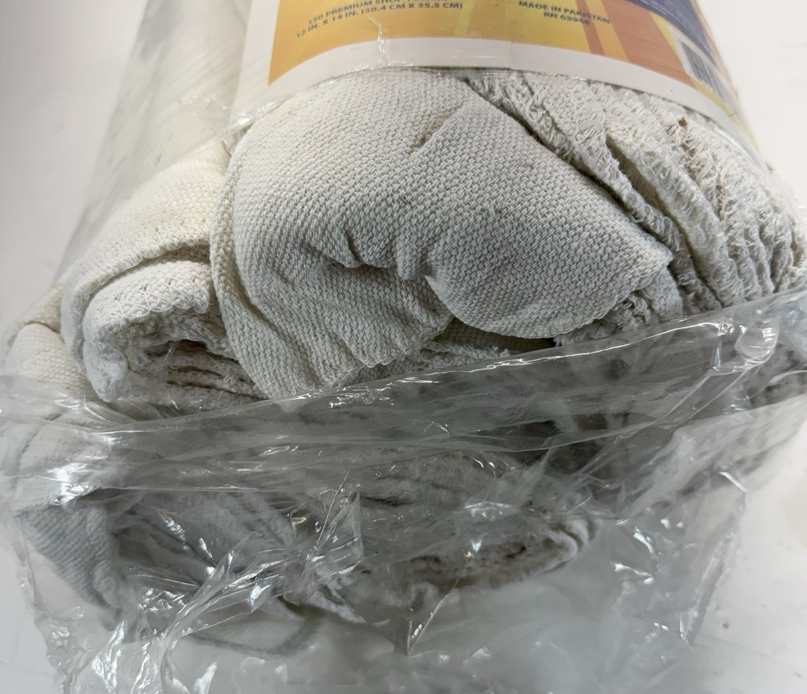 150pk 79142 Shop Towels 14×12 Cotton White Soft and Strong Cleaning Towels *NOS*