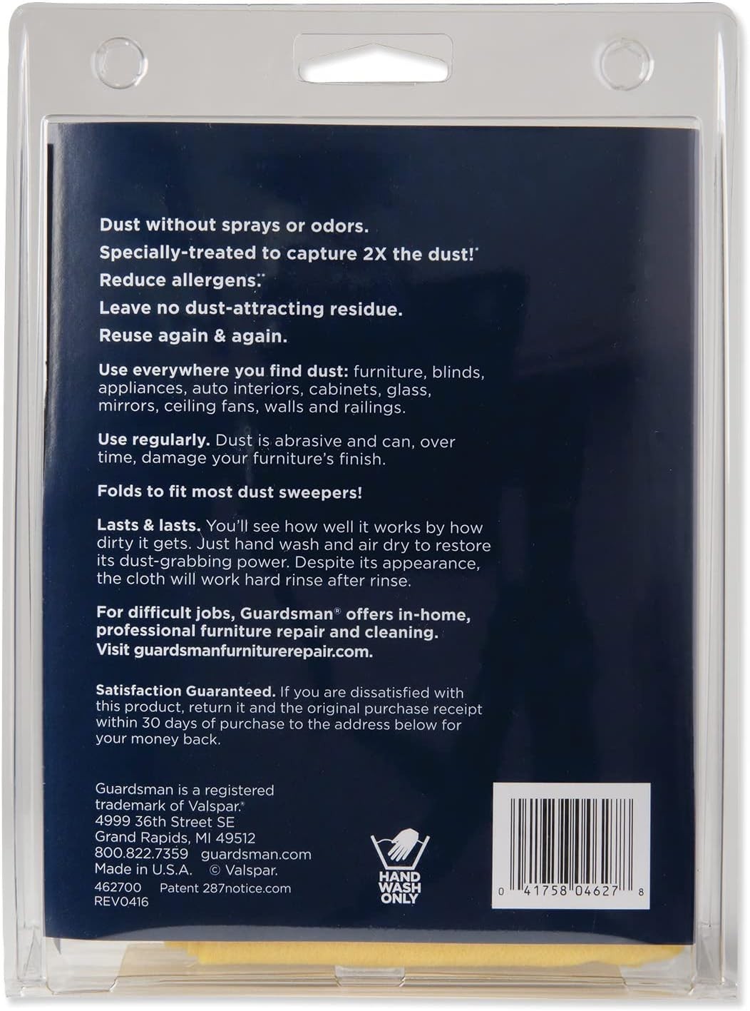 5 Soft Cotton Dusting Cloths: Specially Treated for Effortless Cleaning