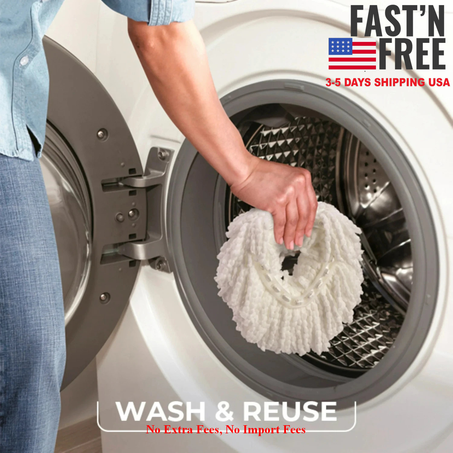 [HOT SALE] O-Cedar EasyWring™ Spin Mop & Bucket System, NEW USA FREE SHIPPING