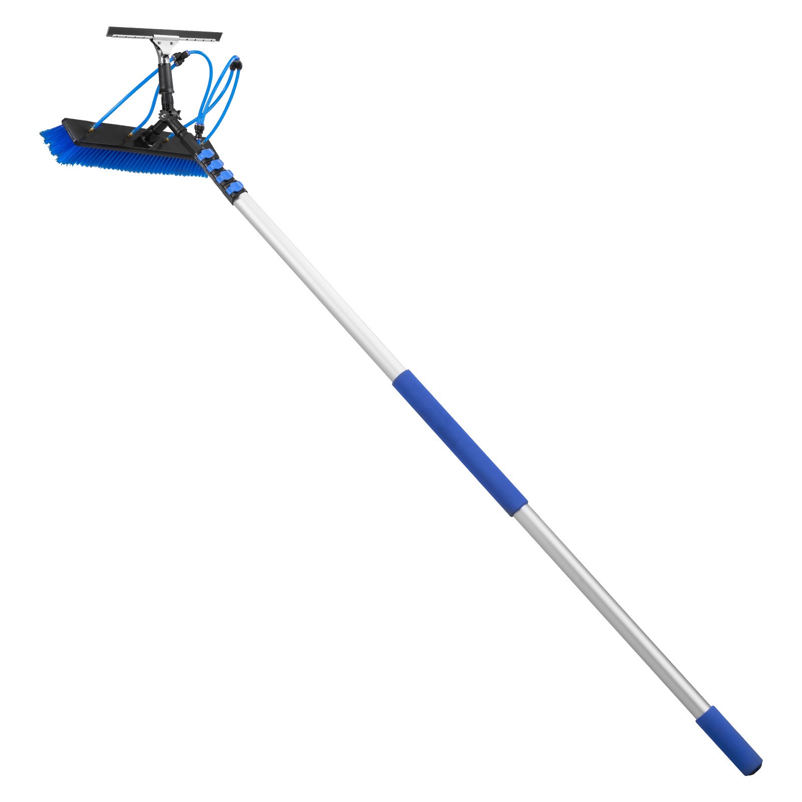Uimoso Solar Panel Cleaning Kit with 26 ft Water Fed Pole, Brush, and Squeegee