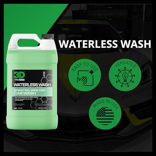 Waterless Car Wash – Easy Spray Waterless Detailing 128 Fl Oz (Pack of 1)