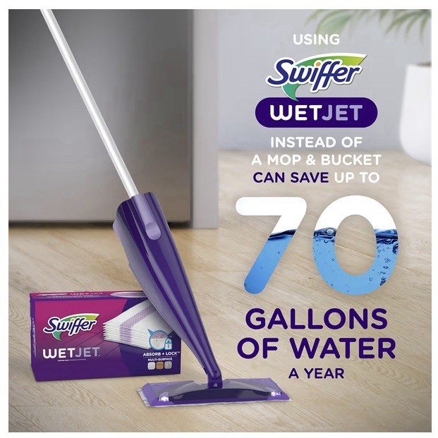 Swiffer WetJet Hardwood Floor Cleaner Refill Pads, 24 Count, Multi-Surface