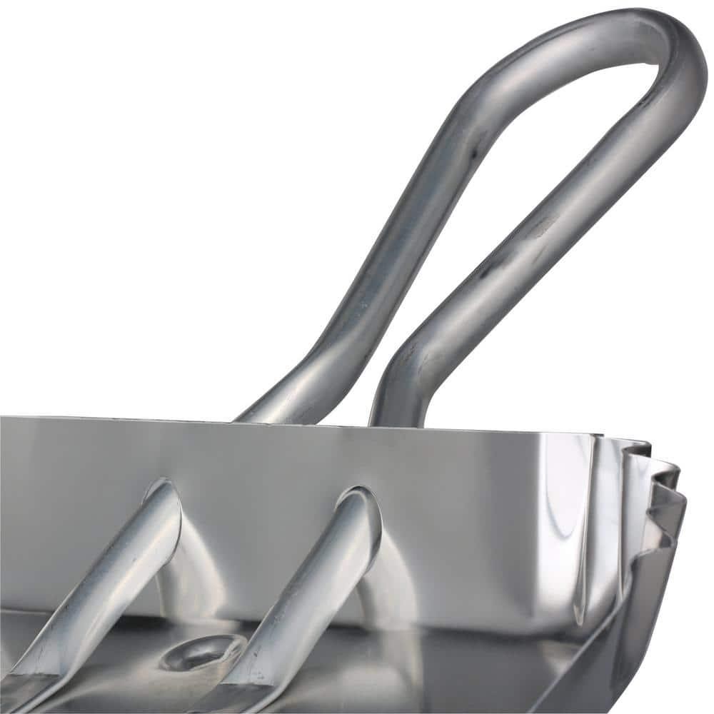 Aluminum Dust Pan Durable 17″ Oversized Handle Cleaning Tool Commercial