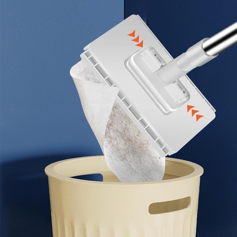 Snap Grip Mini Mop, No-Touch Disposable Lazy Mop, Easy Mopping Flat Dust Mop US