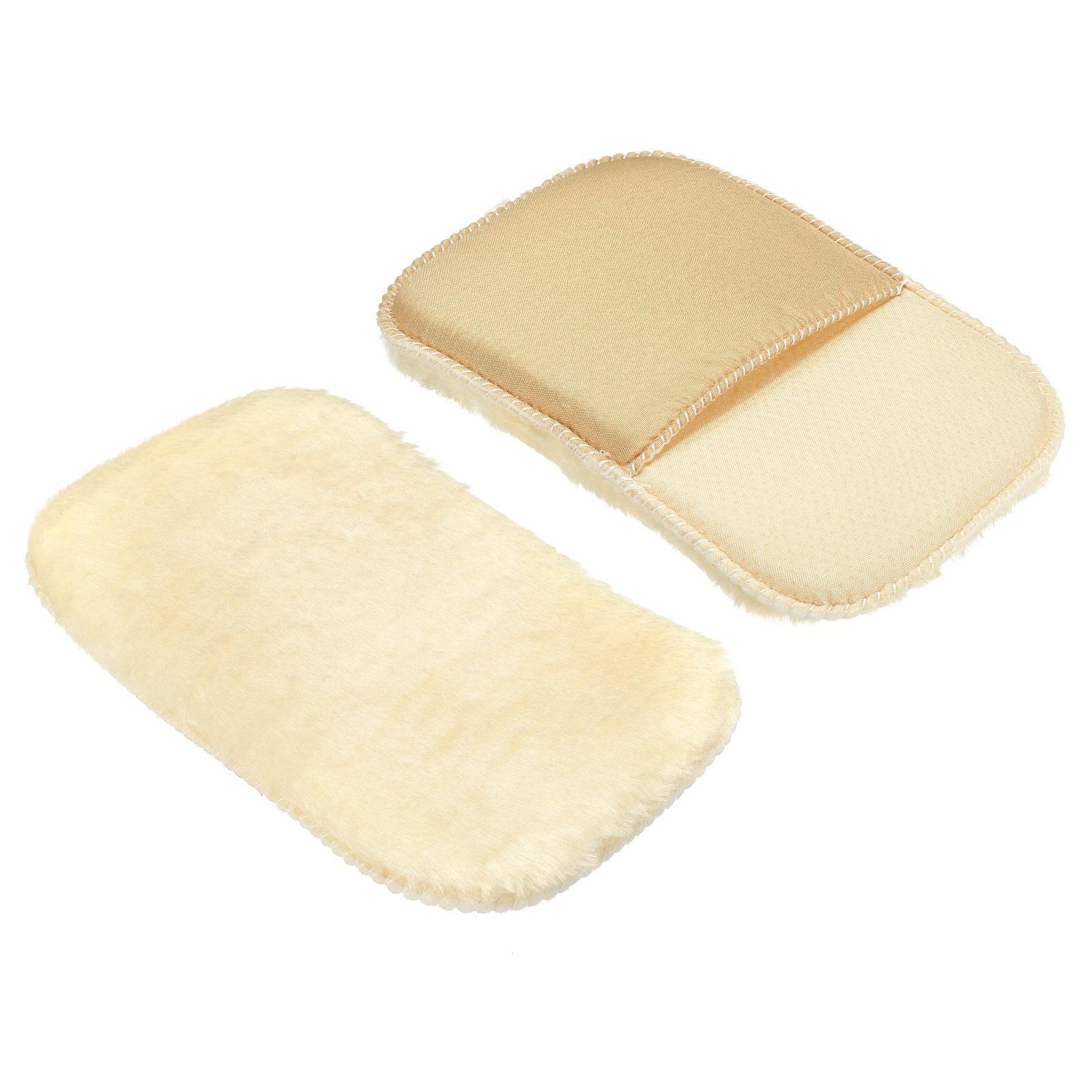 2 Pack Shoes Polishing Gloves Cleaning Shine Cloth for Leather Boots Yellow