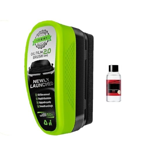 Automotive Oil Film Cleaning Brush,Oil Film Cleaning Brush for car Green
