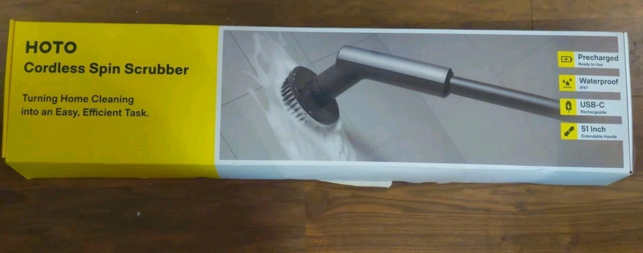 🧼 HOTO Cordless Spin Scrubber – Open Box / New!
