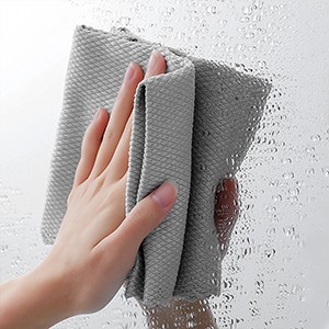 Microfiber Glass Cleaning Cloth-8PK, Magic Cleaning Cloths 12″x12″ | Premium