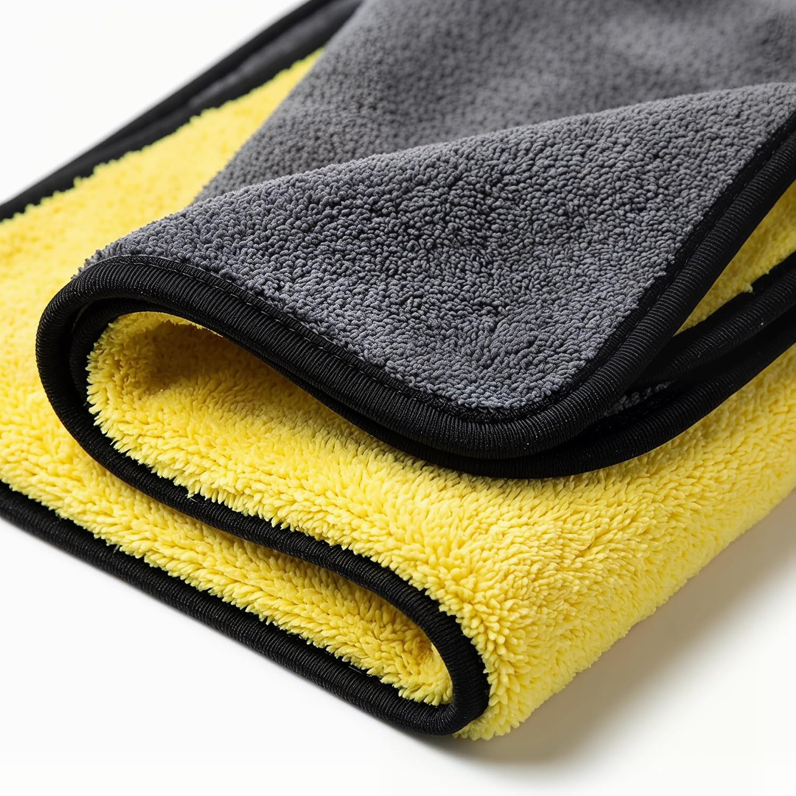 Microfiber Car Towels 11.8×15.7 Inches Coral Velvet Absorbent Drying Cloths (10