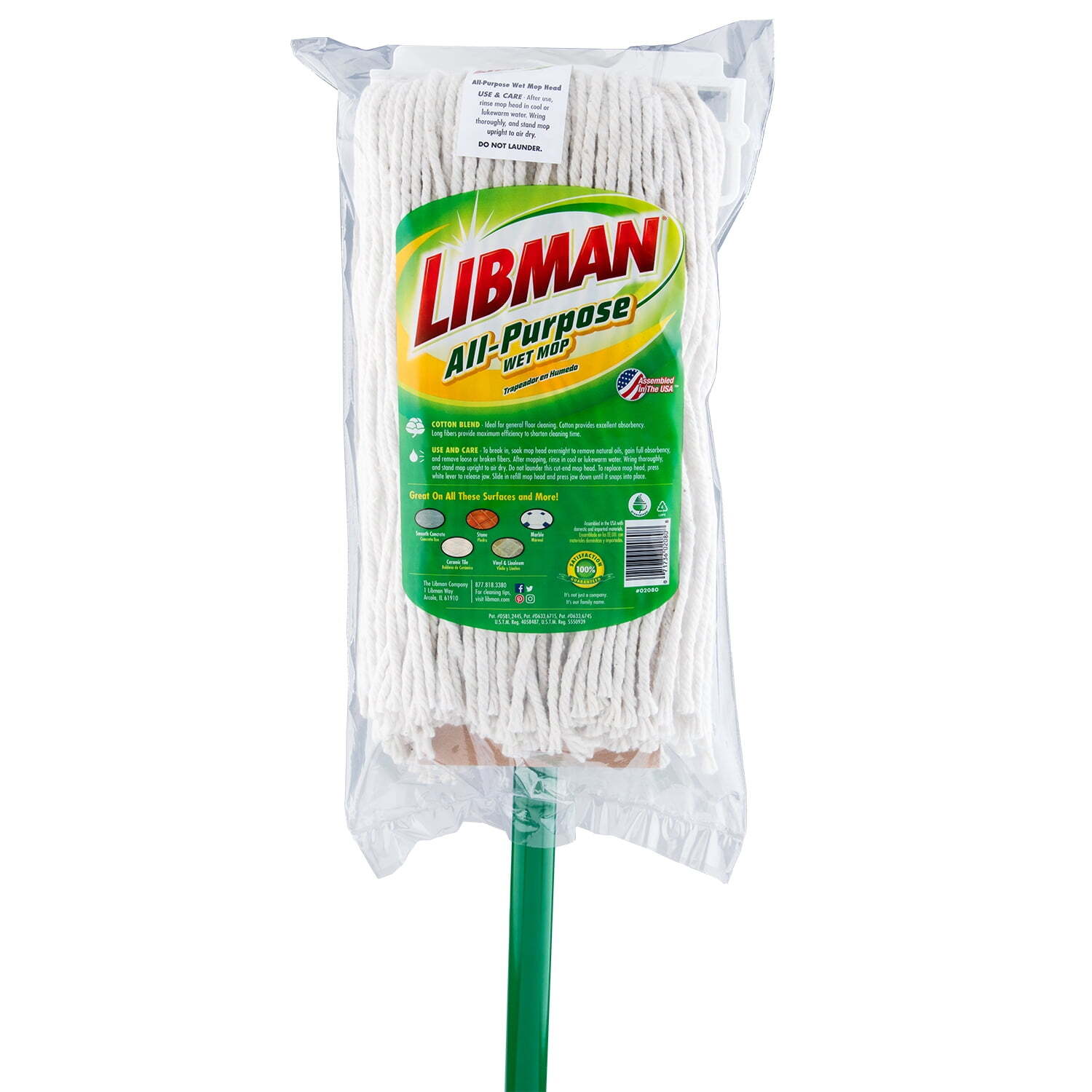 All-Purpose Wet Mop (#16 Head) Cotton Blend