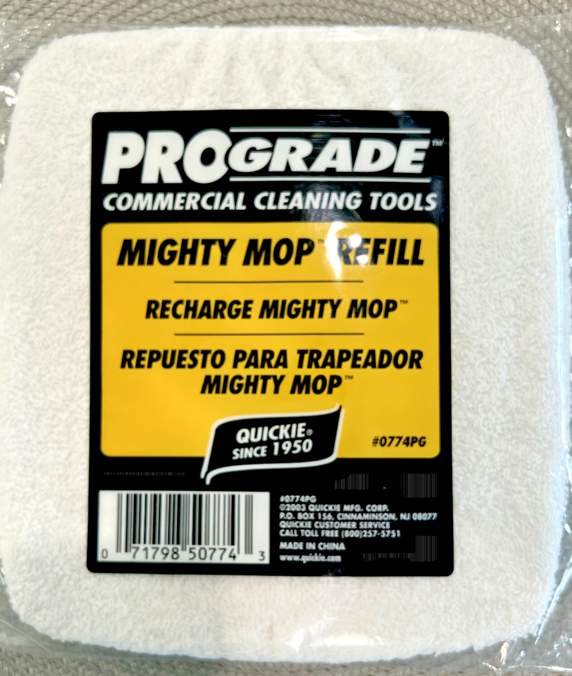 Mighty Mop Refill 0774 PG – Pro Grade – Quickie Professional