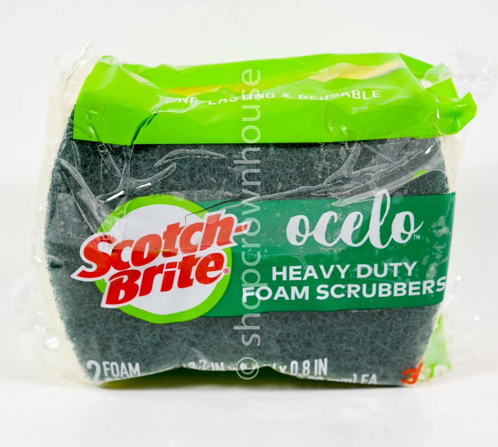 3M Scotch-Brite Ocelo Heavy Duty Foam Scrubbers 2 total