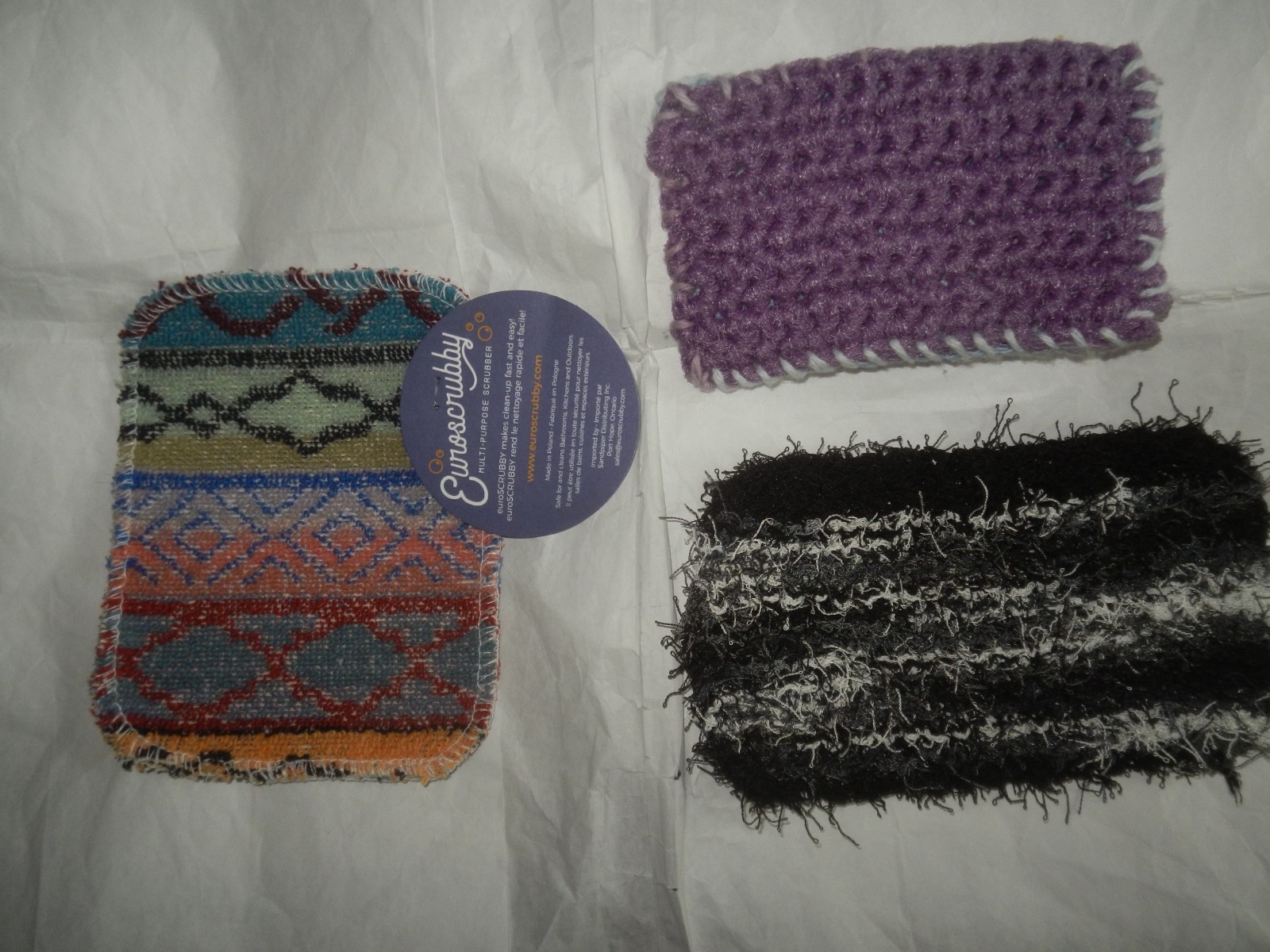 LOT of 3 Kitchen Scrubbers-Euroscrubby Multi-Purpose Scrubber & more