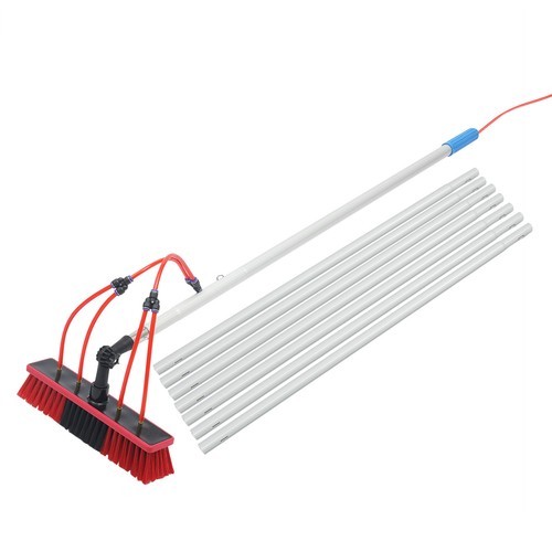 Solar Panel Window Cleaning Tool Outdoor Cleaning Brush & Pole Cleaning Kit