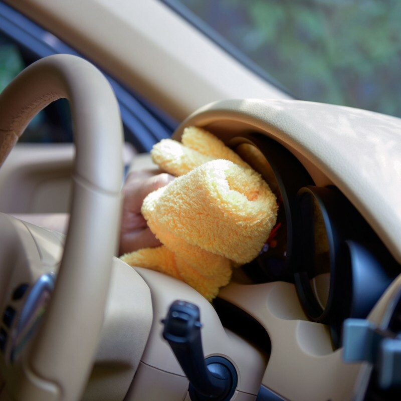 6 Pcs Edgeless Ultra Plush Microfiber Car Drying Towels Wash Buffing Detailing
