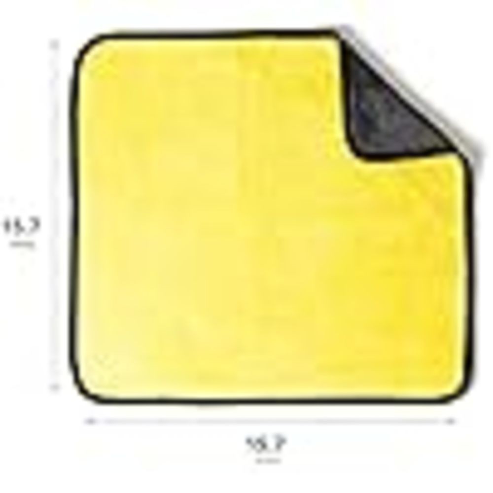 Toallas de microfibra de 15,7″ x 15,7″ pulgadas, absorbentes secado profesional.