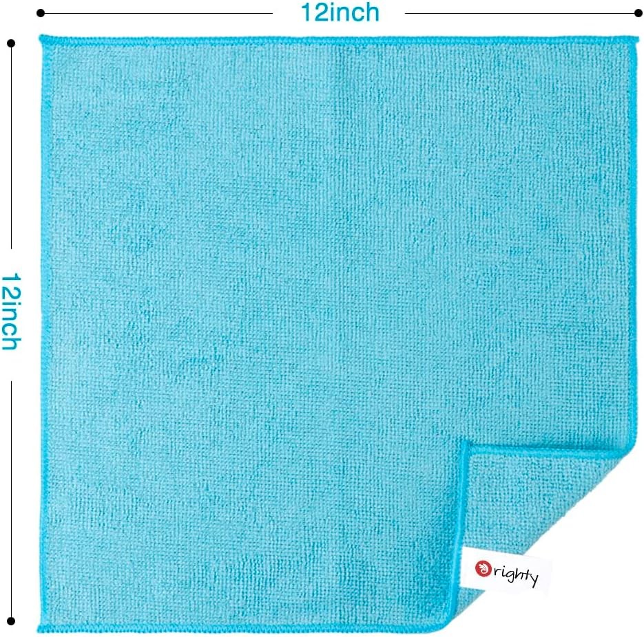 Microfiber Cleaning Cloth Pack of 12, Microfiber Towels for Cars, Highly