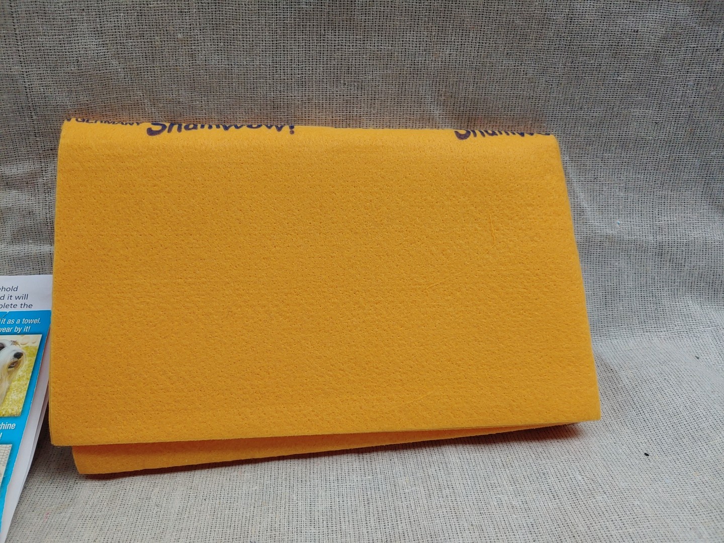 ShamWow Towel Size 20″ X 23.5” Germany Chamois Sponge New Open Box