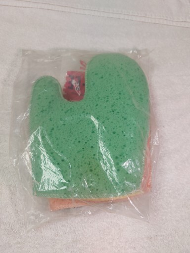 Scrub-ee Handy All-Purpose Foam Wash Mitts Vintage Kitchen Made In Germany F-S