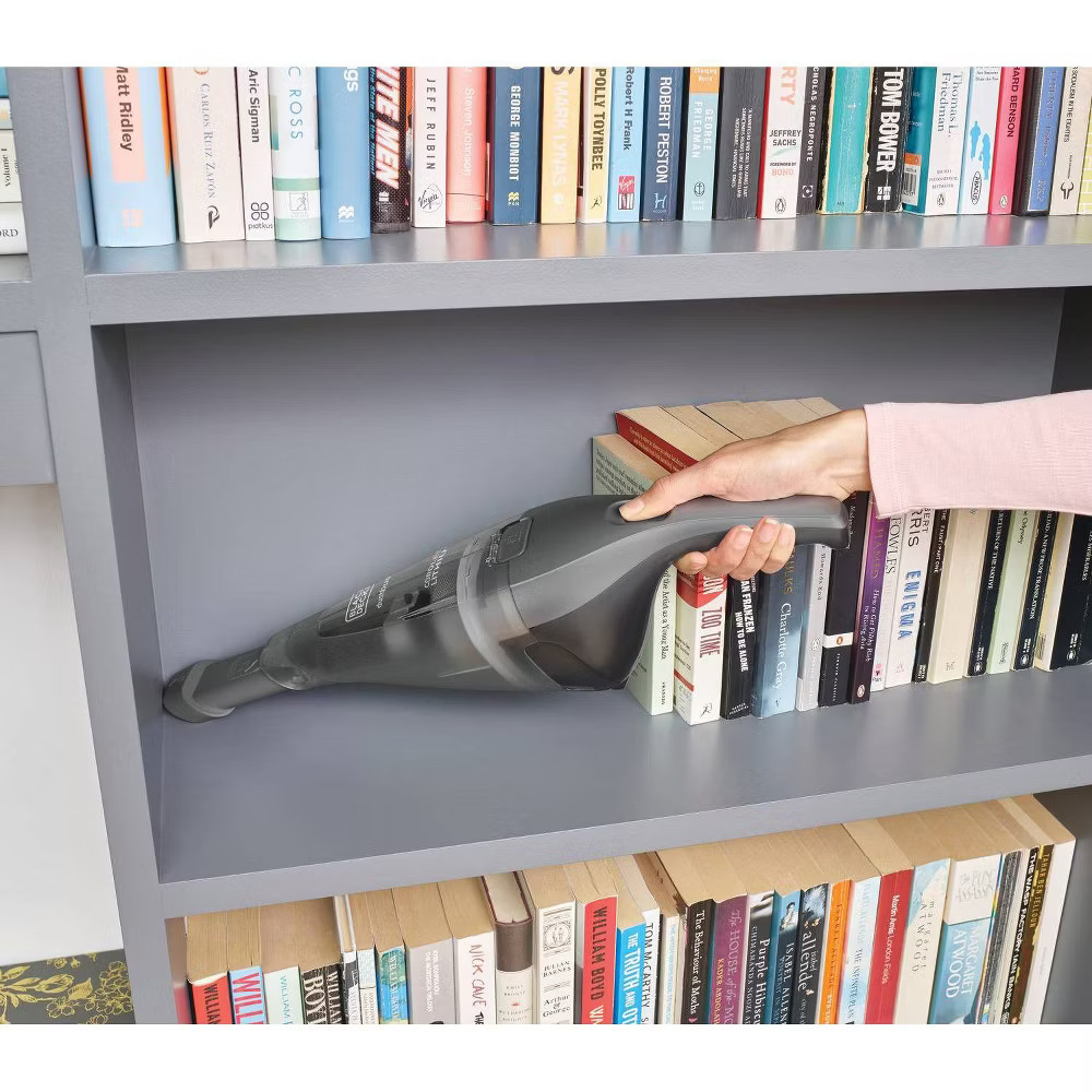 BLACK+DECKER Compact Lithium Handheld Vacuum – Gray HNVC220BCZ01: