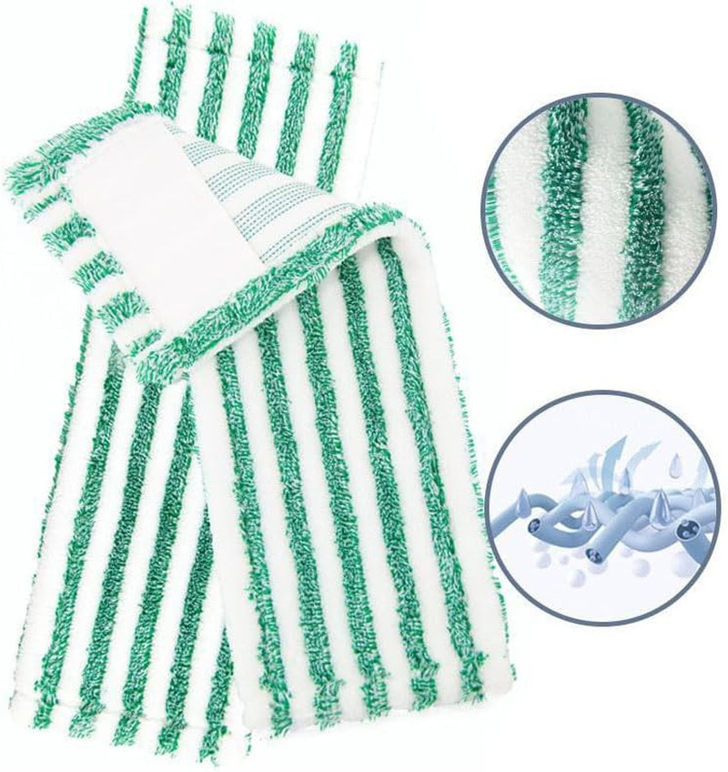Libman Wet & Dry Microfiber Mop Refills – 2 Pack Reusable Washable Microfiber Cl
