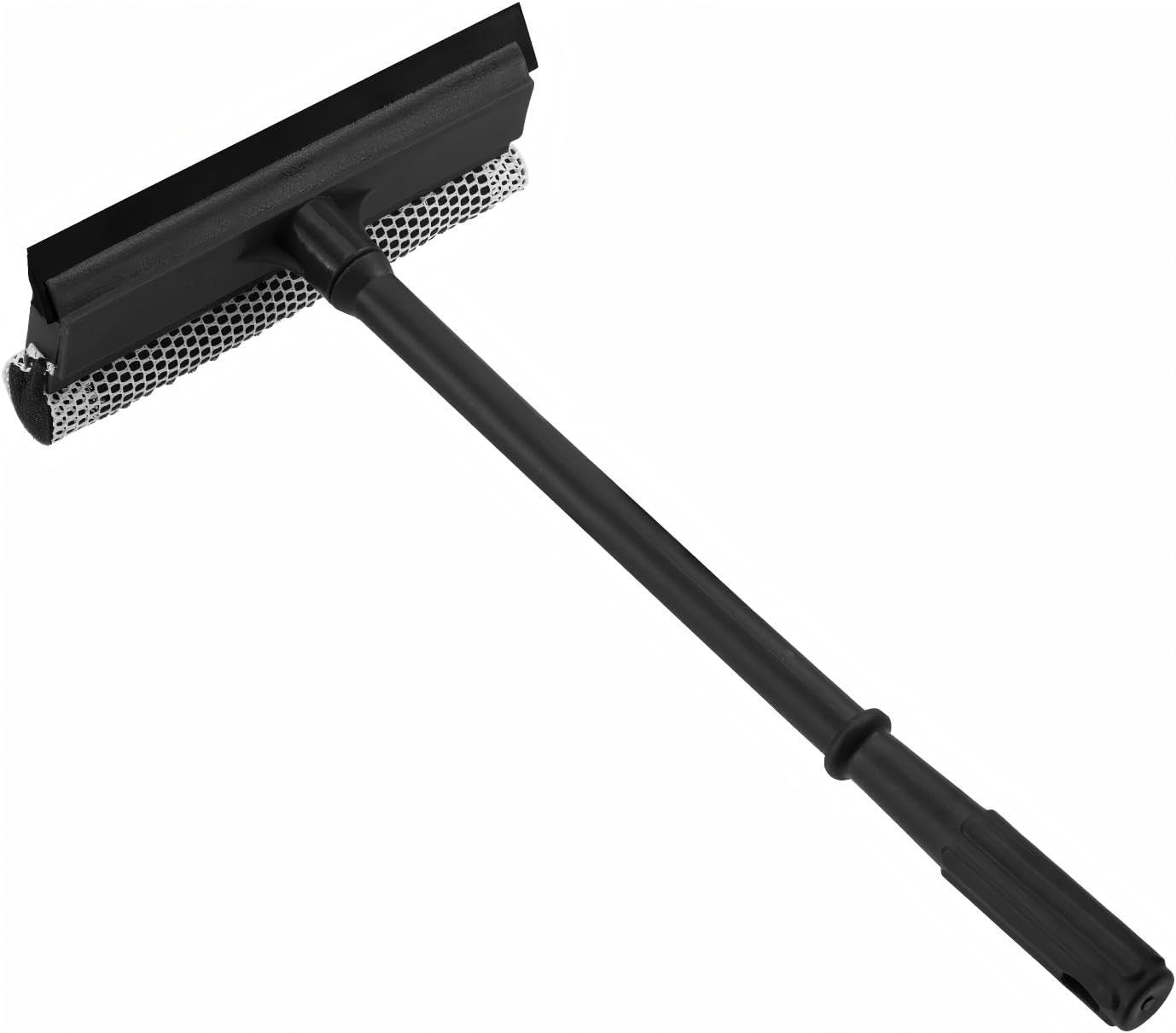 15.9″ Plastic Handle Window Squeegee for Home, 2-in-1 Auto Window Cleaner with
