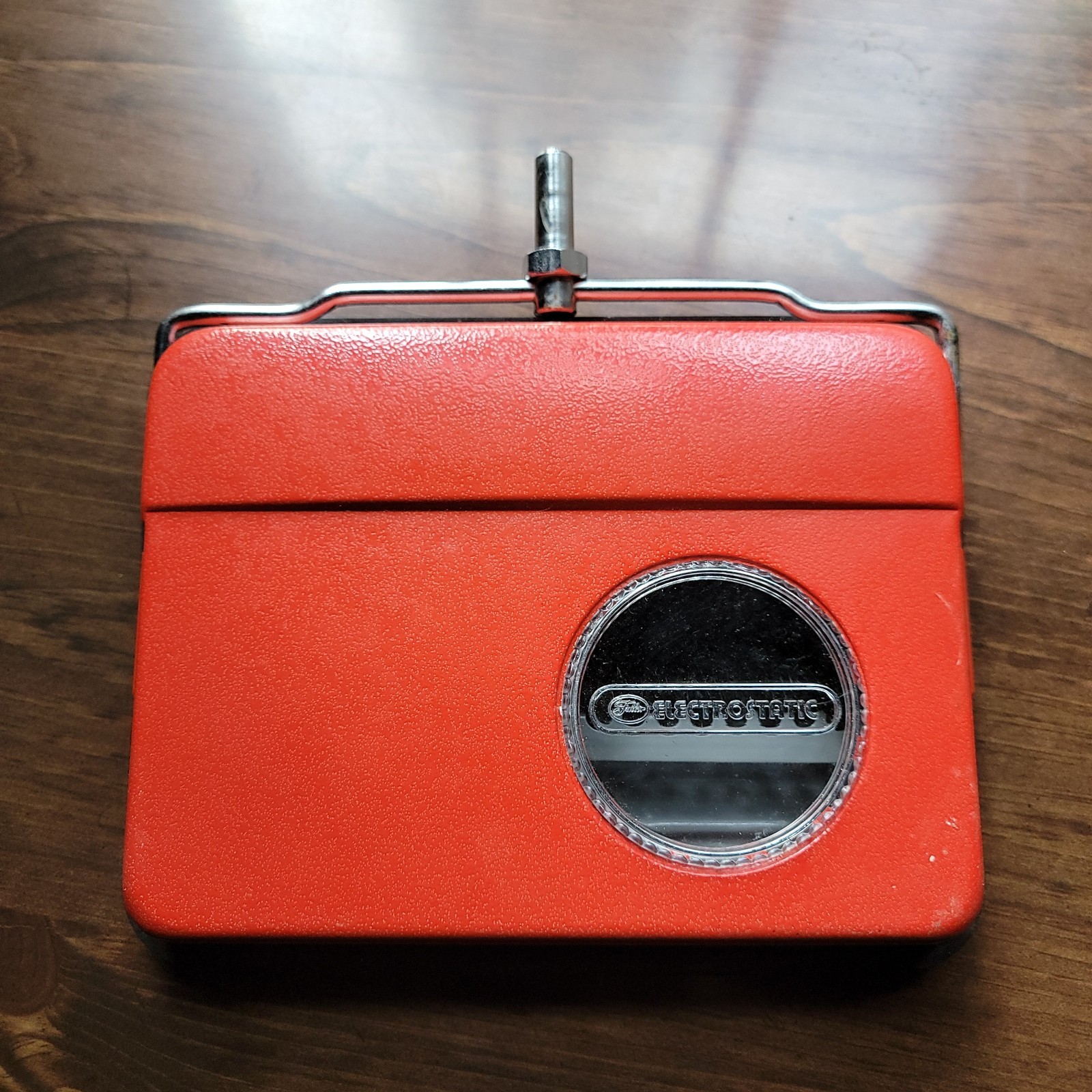 Vintage Fuller Brush Company Electrostatic Carpet Sweeper Red Metal w/comb Japan