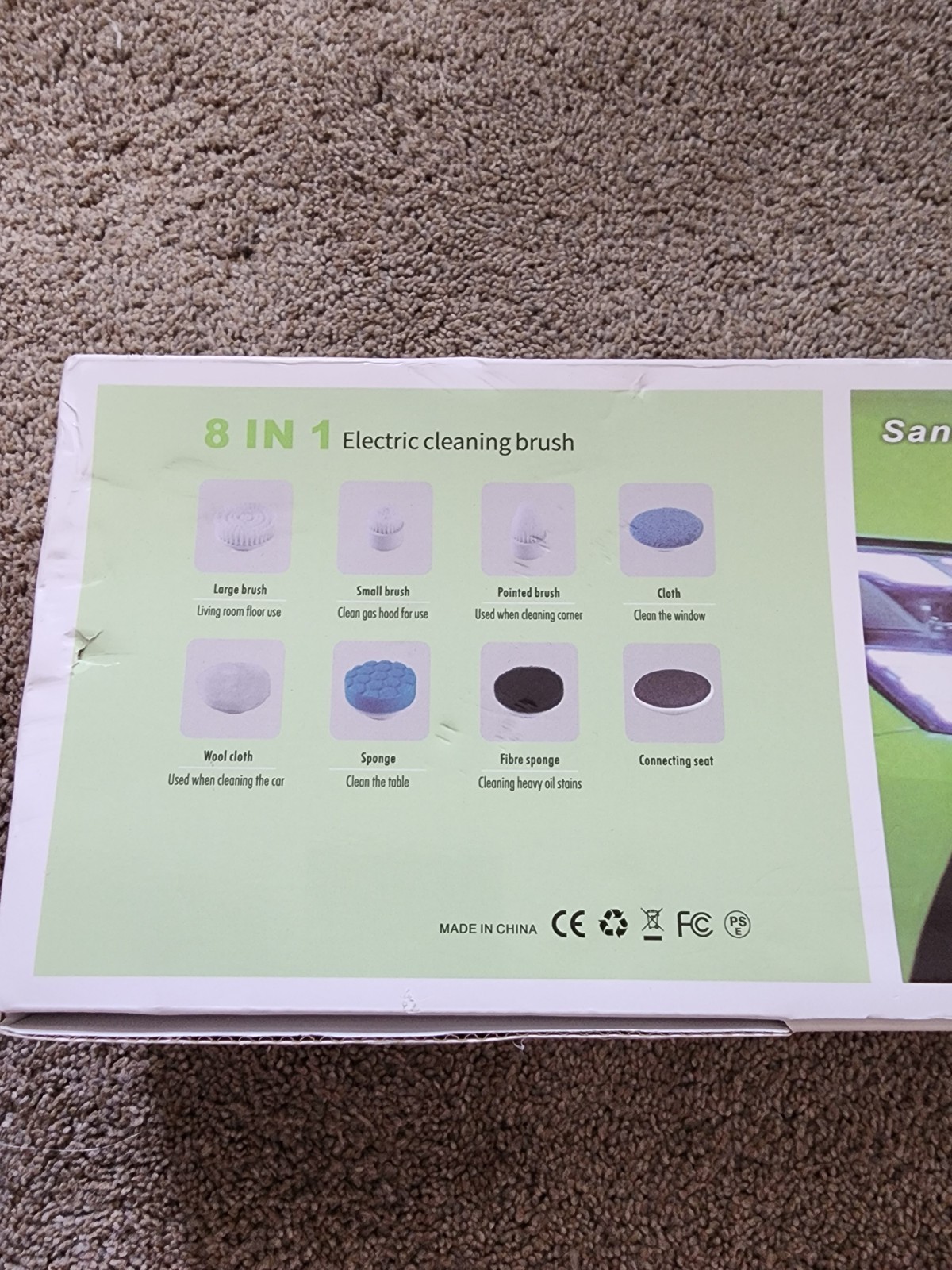 8 In 1 Electric Cleaning Brush Wireless Expandable