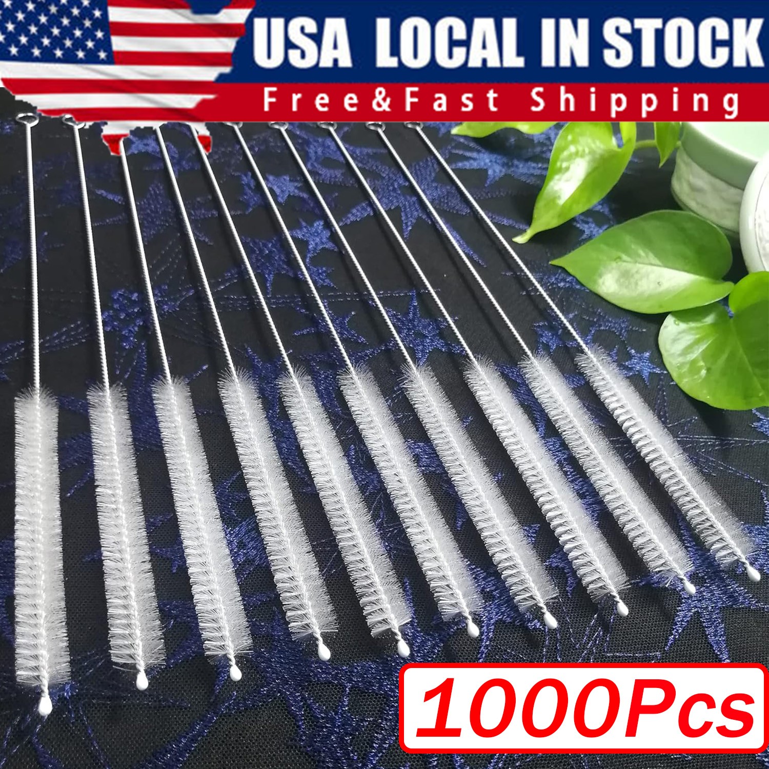 Nylon Straw Cleaner Cleaning Small Brush For Drinking Pipe Tube Baby Milk Bottle