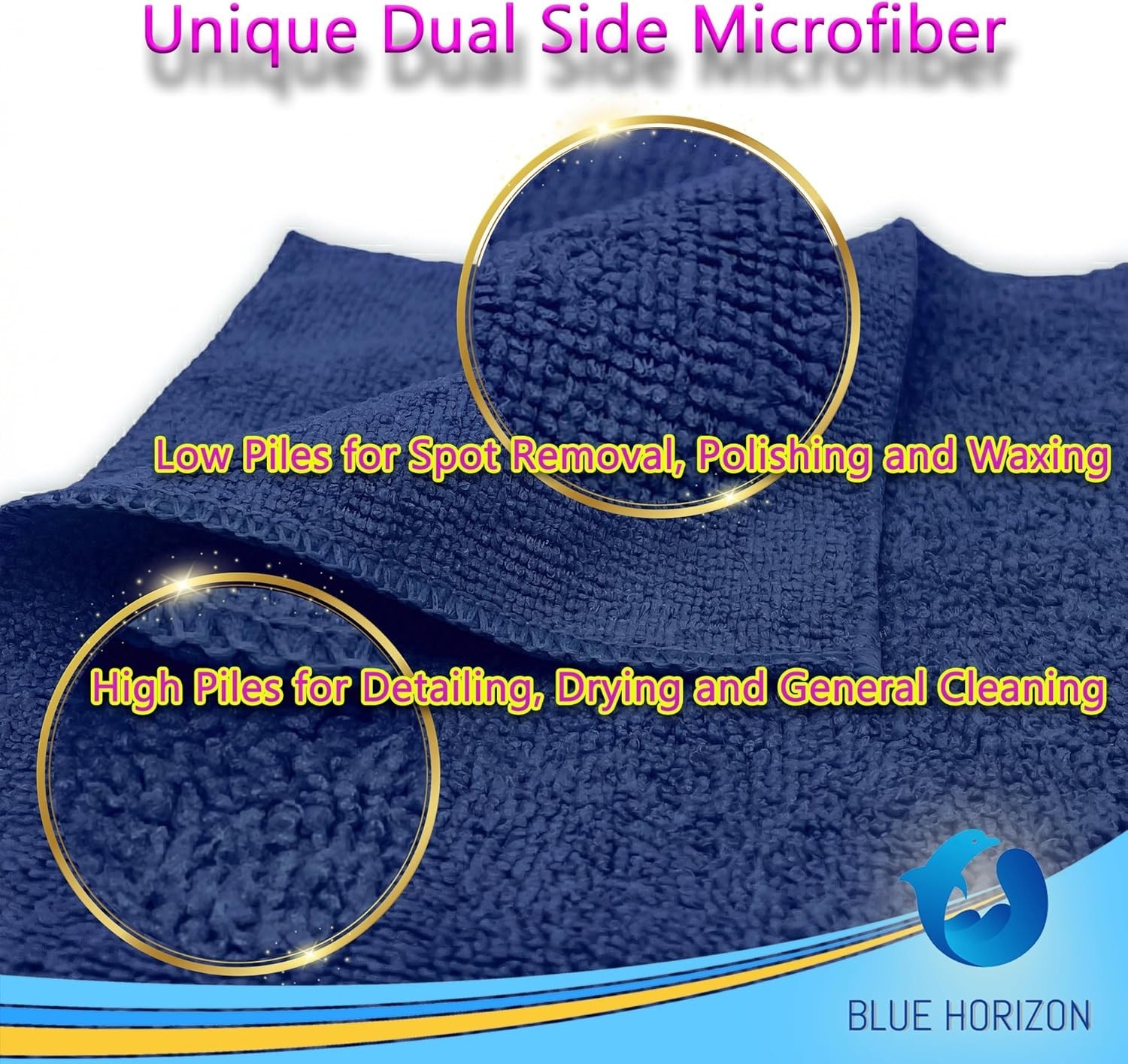 Microfiber Cleaning Cloth Set Of 24 Towel Rag Car Polishing Detailing No-Scratch