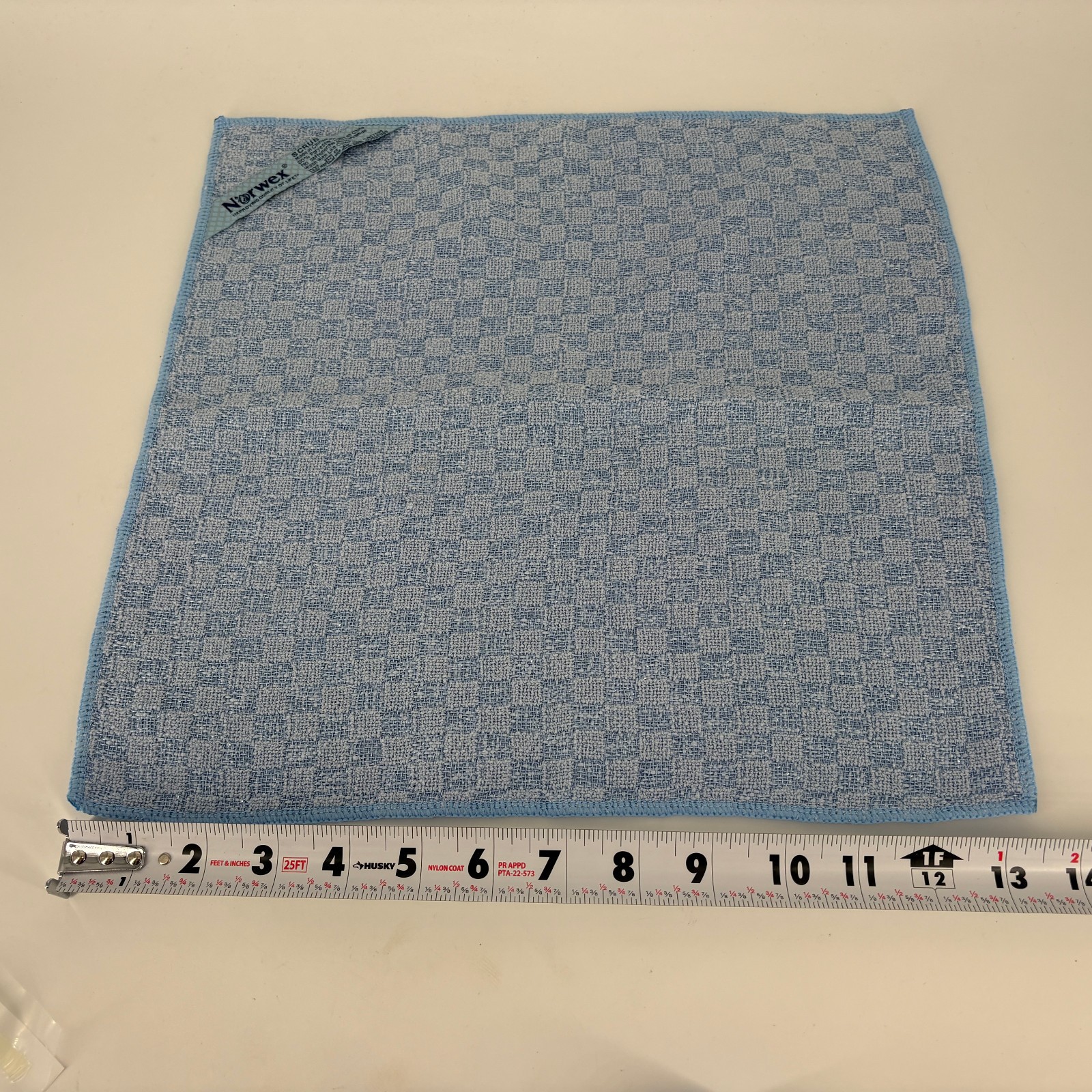 Norwex Kitchen Scrub Cloth 14″x14″ Blue Microfiber Cloth Lot of 2 NEW