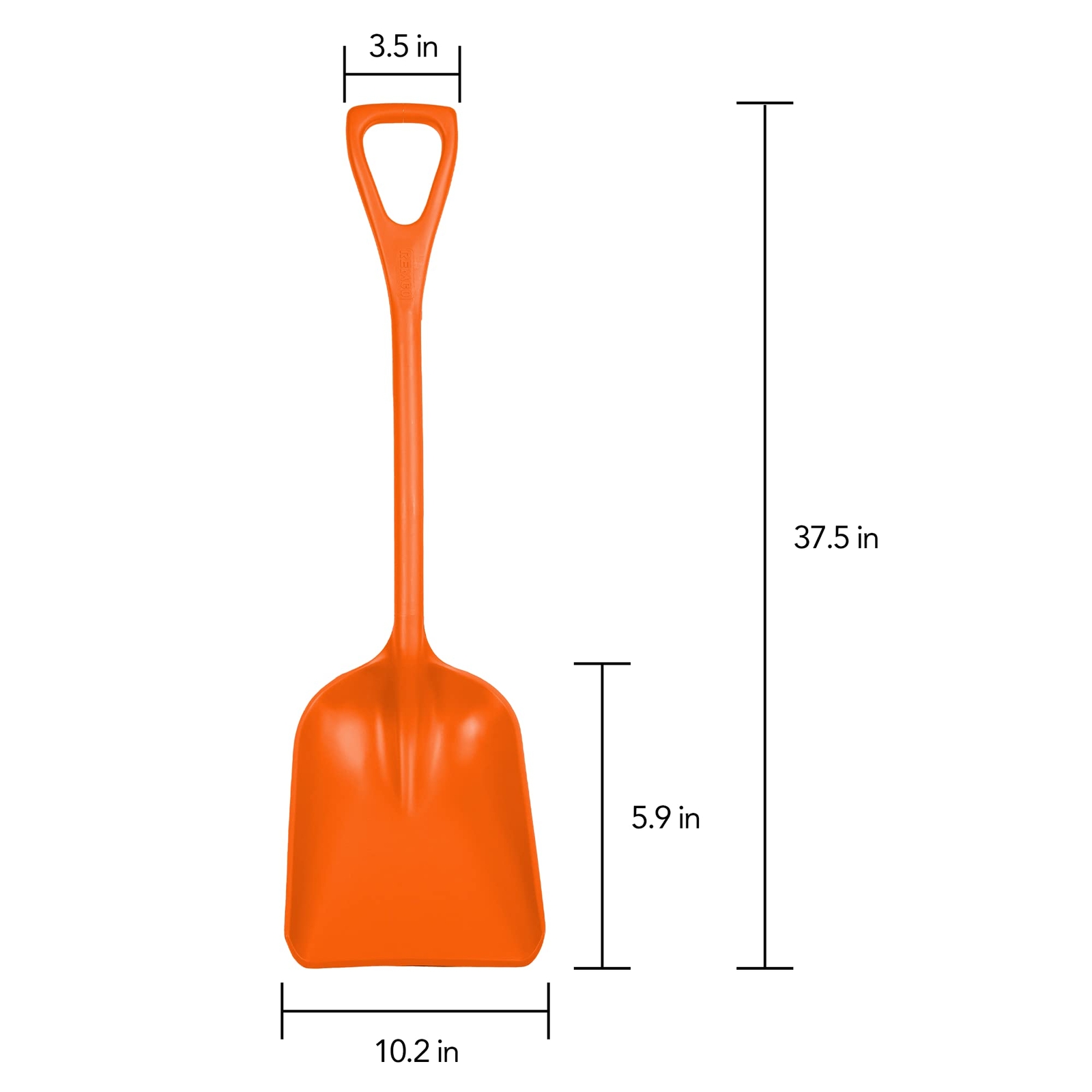 Remco 69817 Shovel,One-Piece,11″,PP,Orange