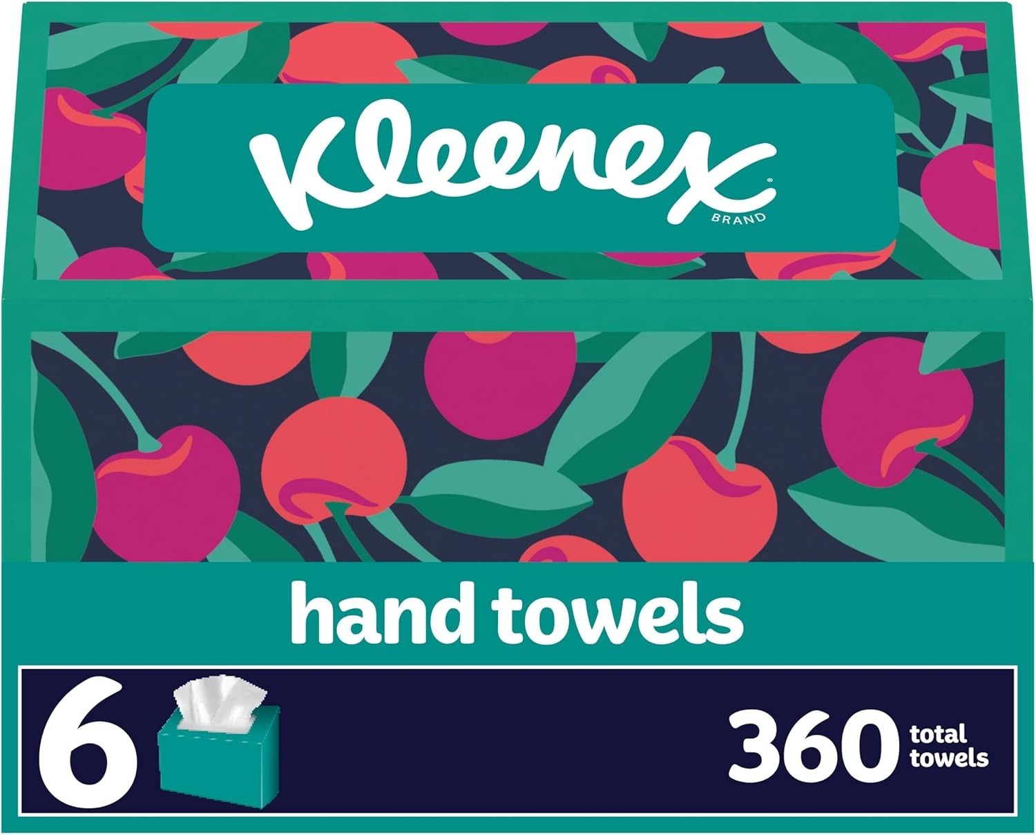 Kleenex Deluxe Disposable Hand Towels 360 Count -SIX Boxes of 60