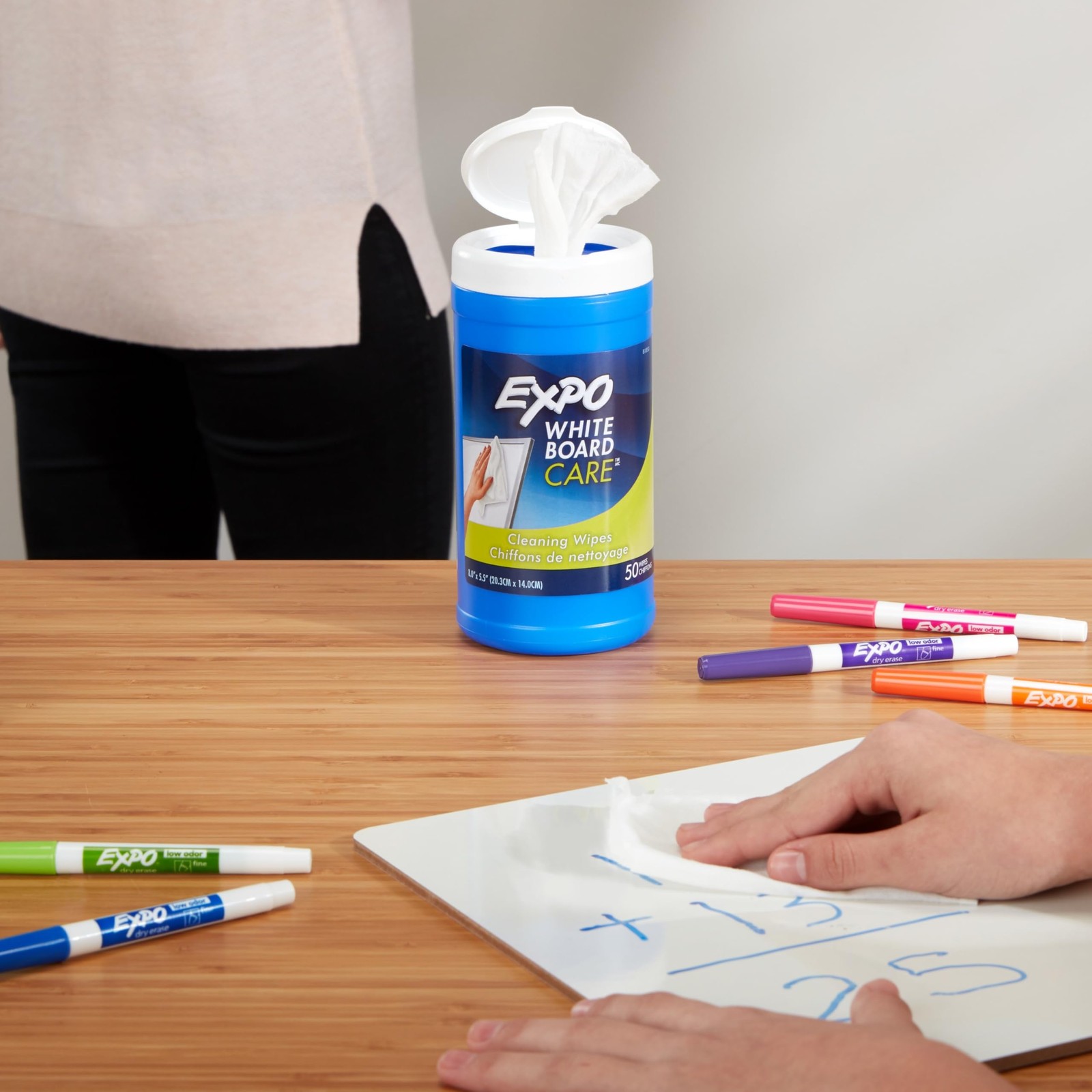 Whiteboard Care Dry Erase Wipes, Unscented, 50 Count – Home, Office, Teacher,…