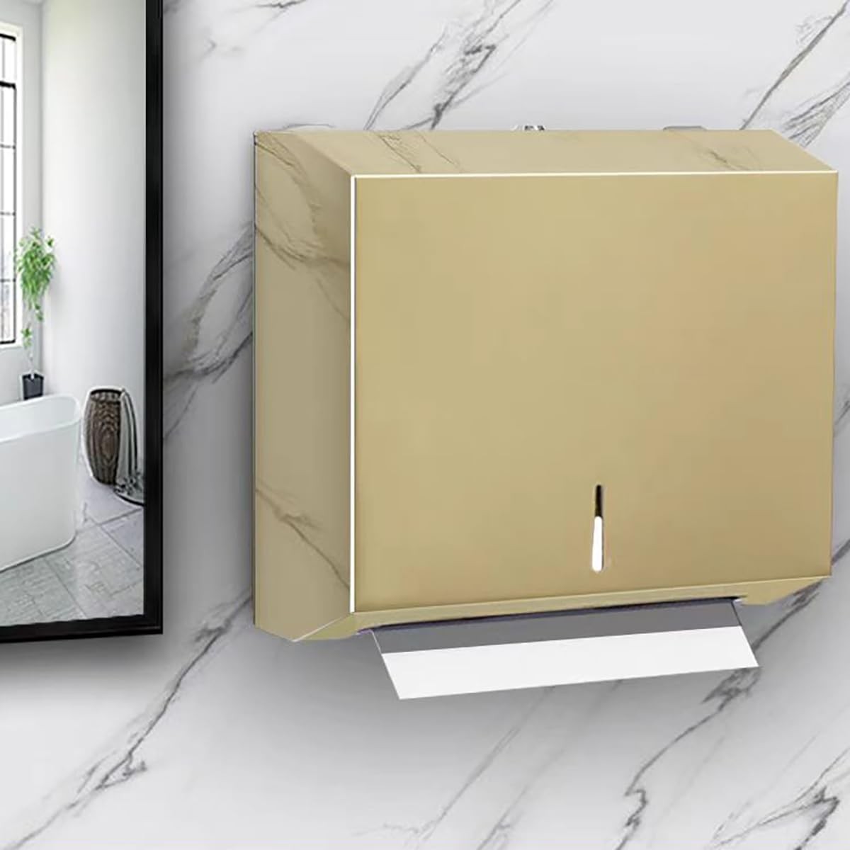 Comercial Paper Towel Dispenser Wall Mount, Stainless Steel Hand Towel Dispenser