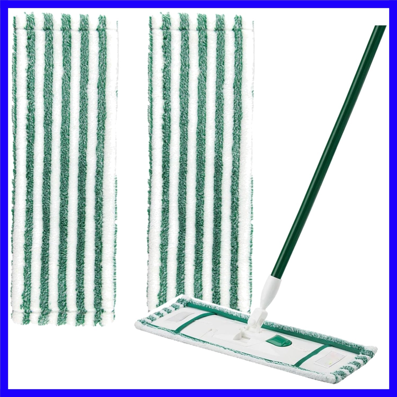 Libman Wet & Dry Microfiber Mop Refills – 2 Pack Reusable Washable Microfiber…