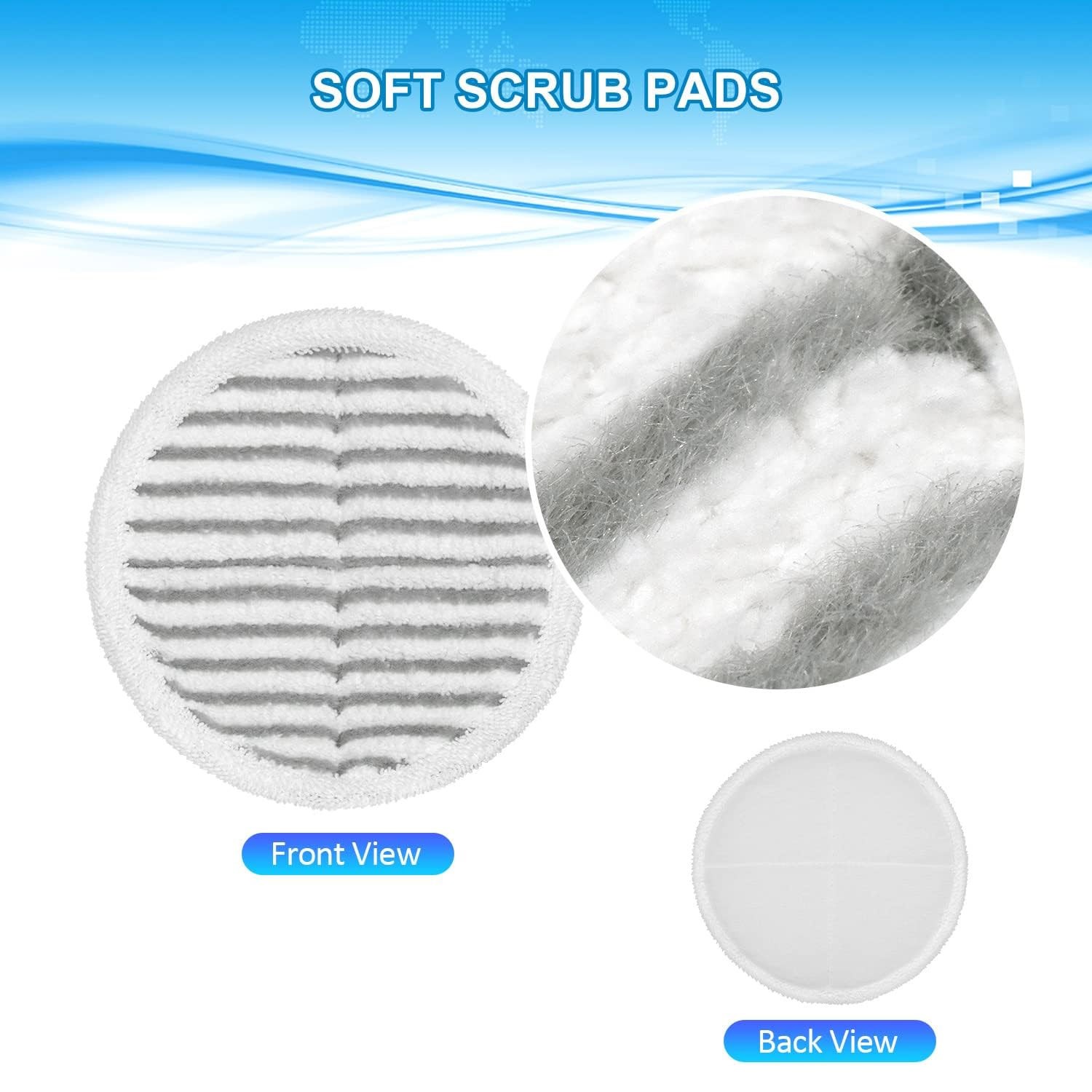 Replacement Mop Head Pad For Bissell Spinwave 2039A 2124 Powered Hard Floor