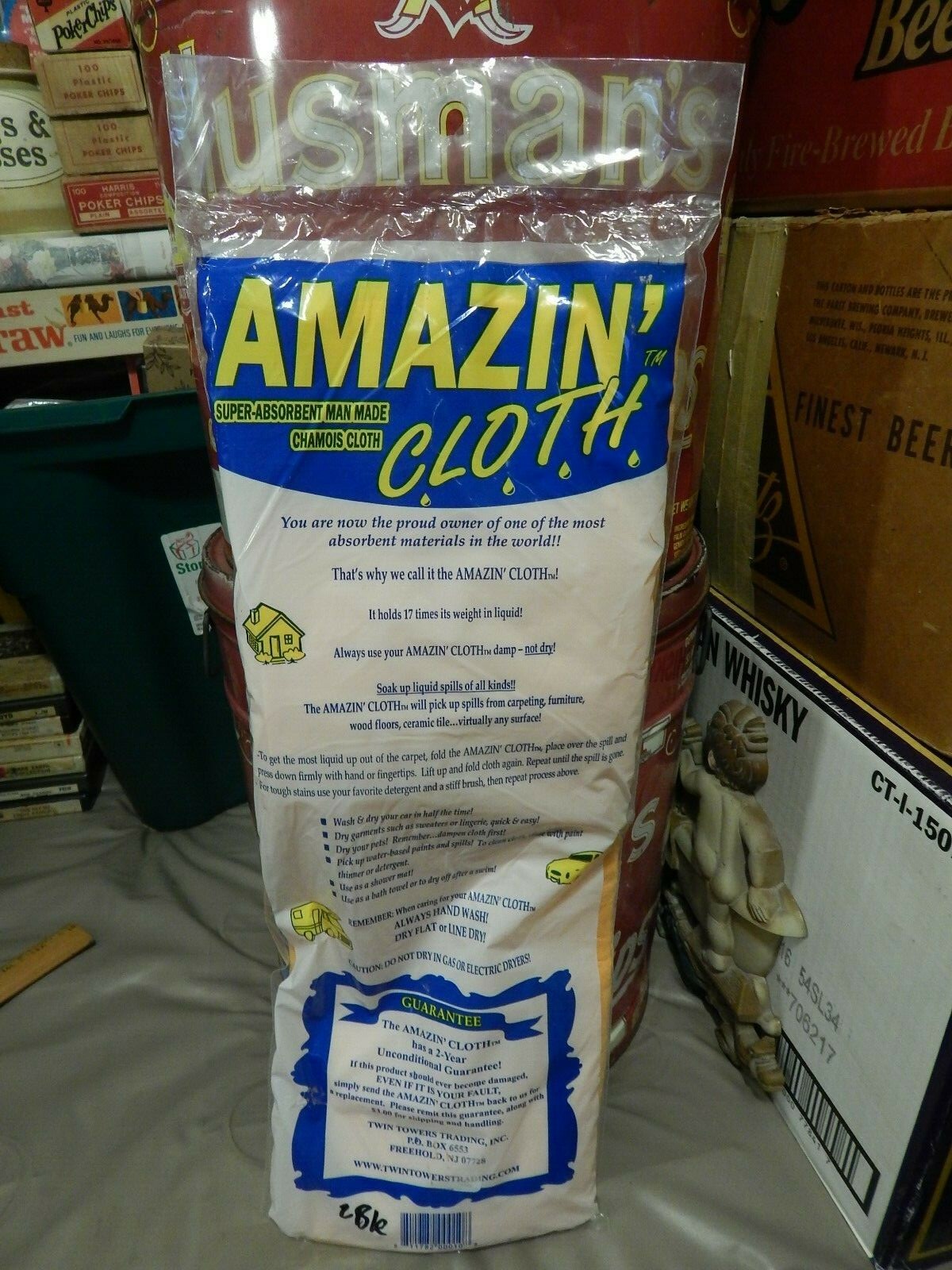 AMAZIN’ Cloth ~ Super Absorbent Chamois Cloth ~ Made in Germany ~ Kitchen/Garage