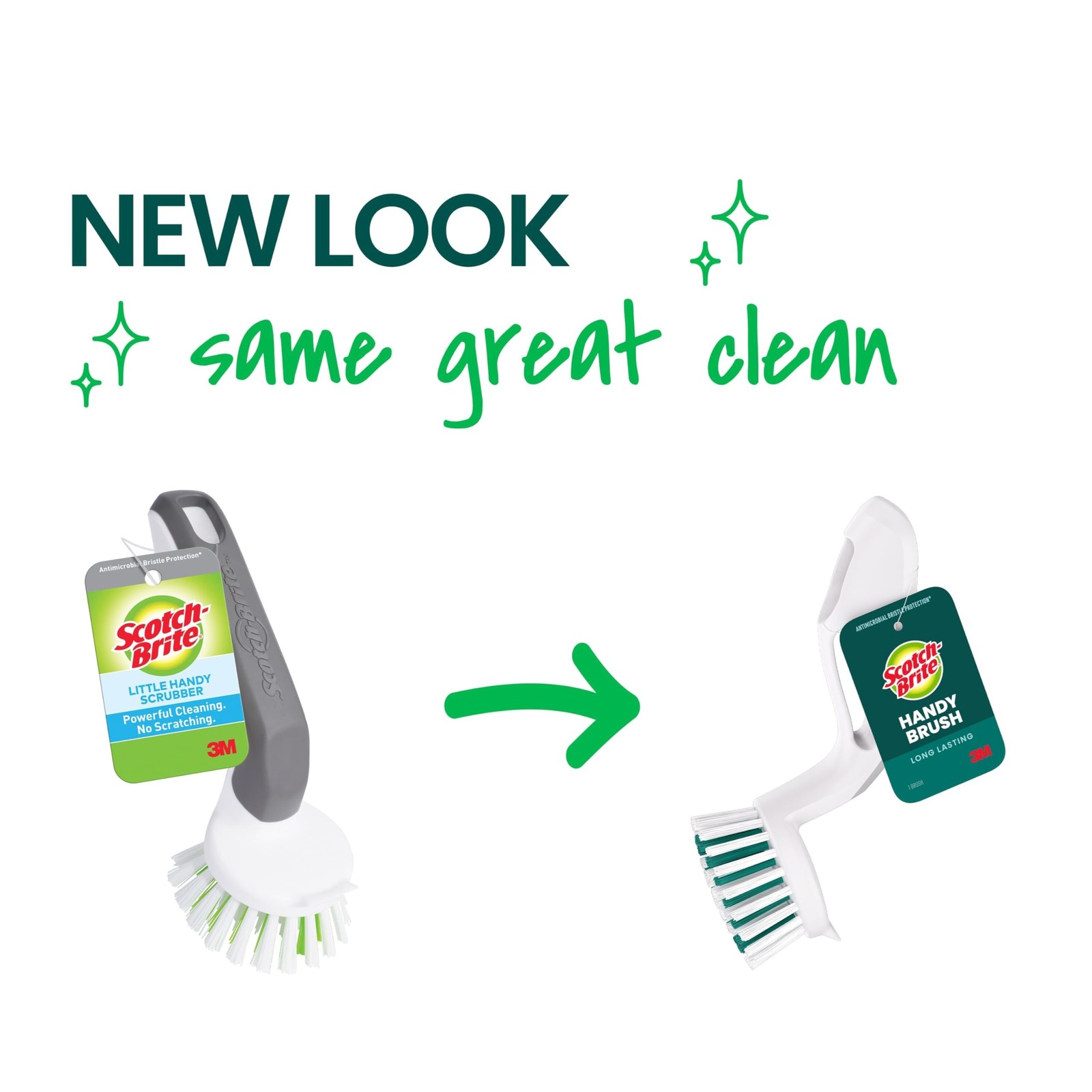 Scotch-Brite Handy Brush, Small and Durable Dish Brush with Handle for Scrubb…