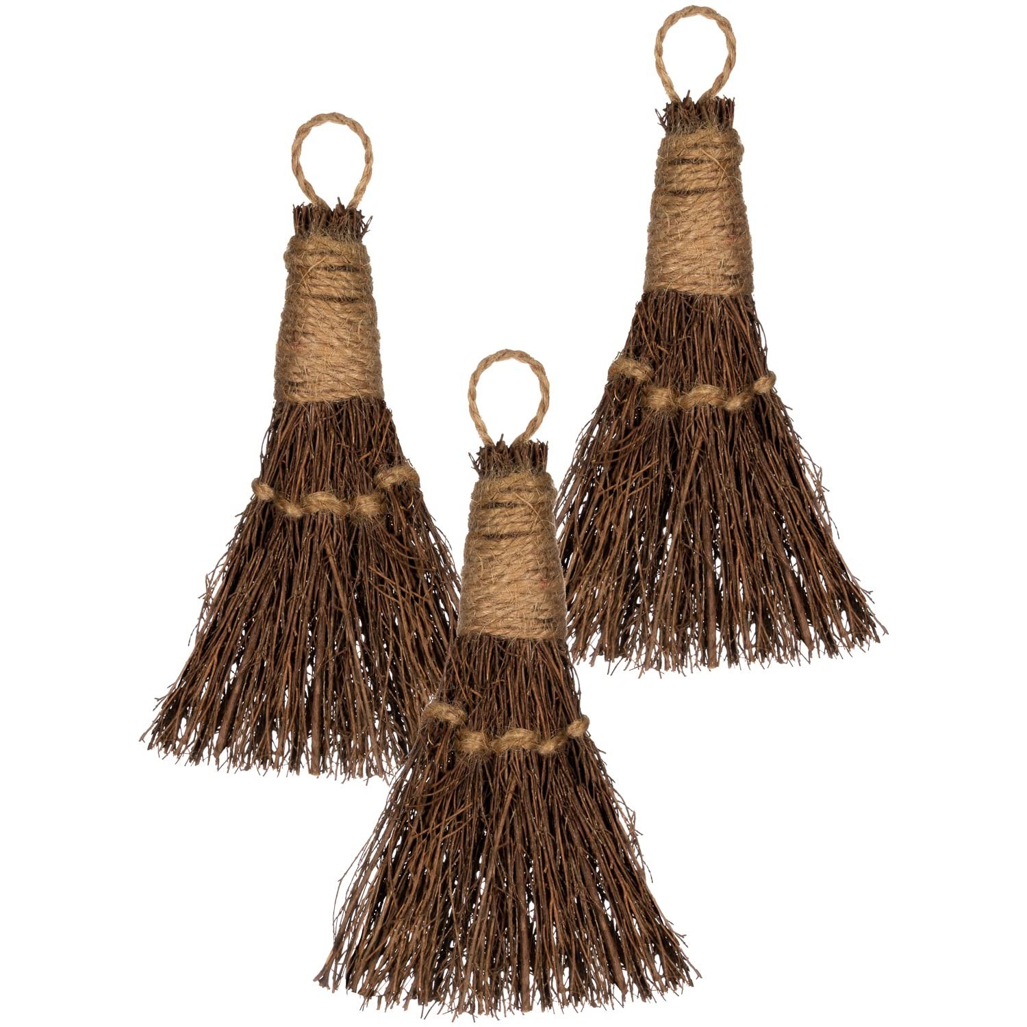 Cinnamon Broom – Cinnamon Scented 3 Pack Mini Broomsticks – Decorative Broom …