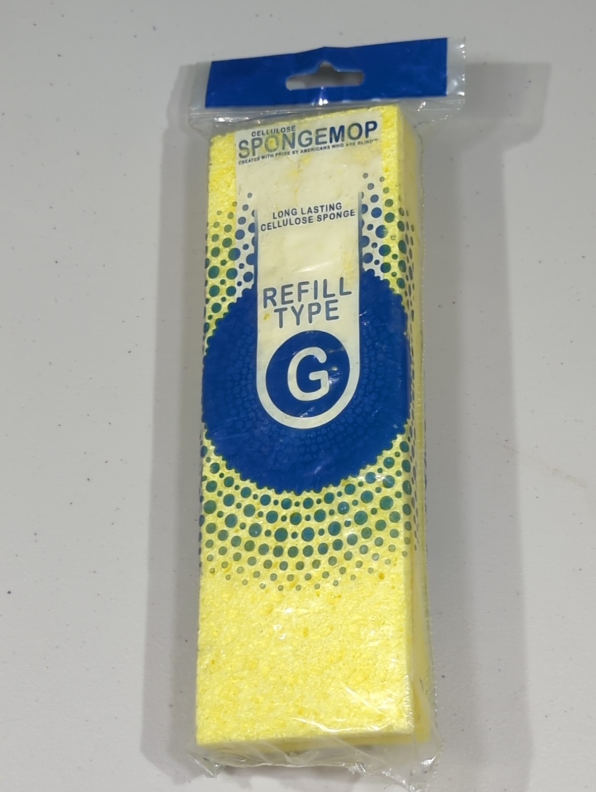 Cellulose Spongemop Refill Type G Yellow Long Lasting Sponge Mop Made in USA