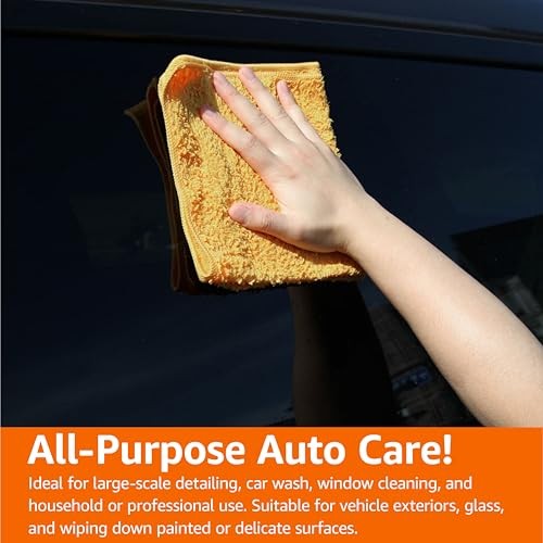 Microfiber Car Drying Towels, Highly Absorbent, Lint Free, Scratch 12 Pack